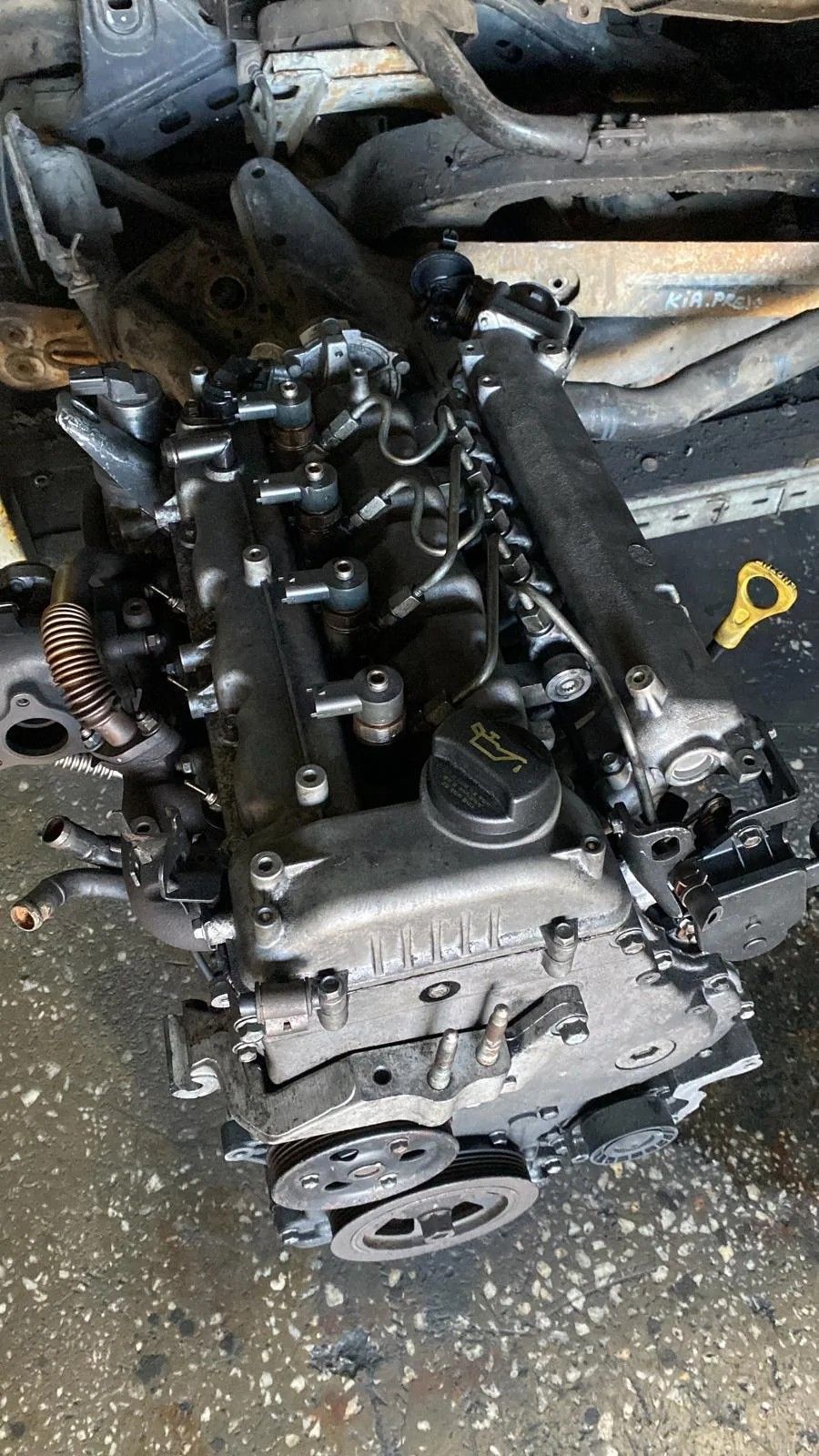 Hyundai Accent Era 1.5 dizel çıkma motor, Ankara dükkanımızda çekilmiş fotoğraf