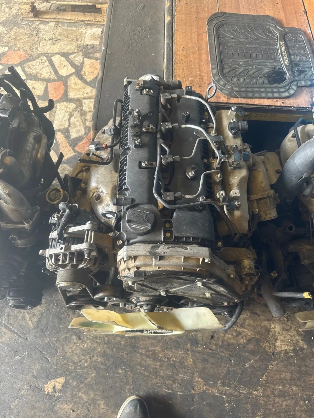 Hyundai H100 Euro 5 Euro 6 komple çıkma motor, yandan görünüm